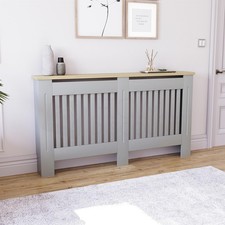 Radiator Cover White Unfinished Modern Traditional Wood Grill Cabinet Furniture