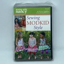Sewing with Nancy: Sewing MODKID Style DVD 2015 Nancy Zieman DIY Instructional