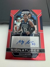 2023 Panini Prizm WNBA Signatures Red Prizm 14/99 Maya Moore Auto