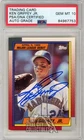 Ken Griffey Jr 1989 Topps Autograph Card #46 PSA/DNA 10