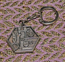 Rare & ancien porte clés en aluminium Snap on tools of Canada Ltd 1966  Keyring