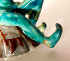 Vtg. Acme Green Ceramic Pixie Elf Jester Figurine Ruffles Occupied Japan Set (4) — photo 5