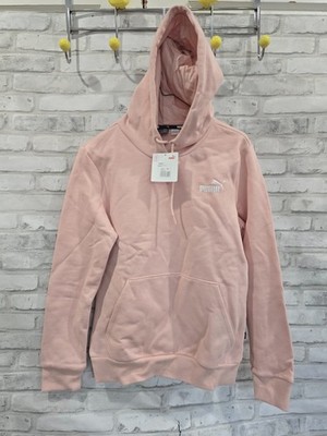 Puma Women Sz S Pullover Hoodie Sweatshirt Rose Quartz Small New NWT