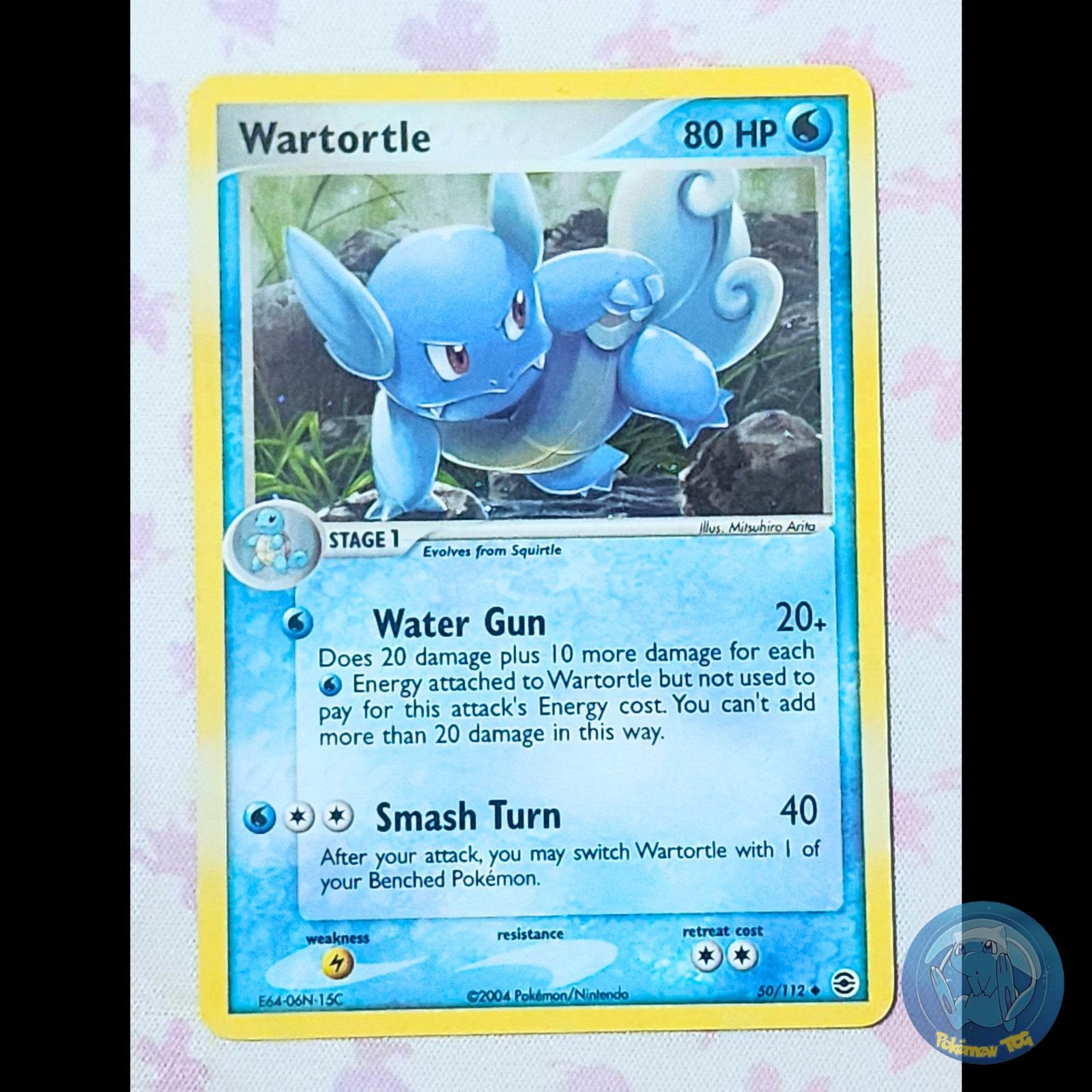 Wartortle 50/112 Reverse Holo | EX Fire & Red Leaf Green | NM, English Pokémon