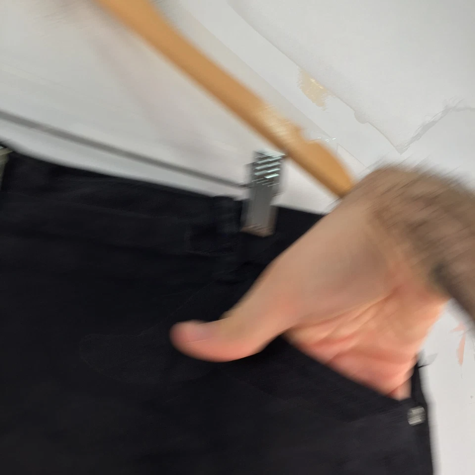 Minifalda vaquera Missguided talla 22 negra cremallera algodón 108229 Foto 3 de 4