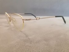 ESCADA Cat Eye Vintage Eyeglasses Model VES520 Color Shinny Gold 53-16