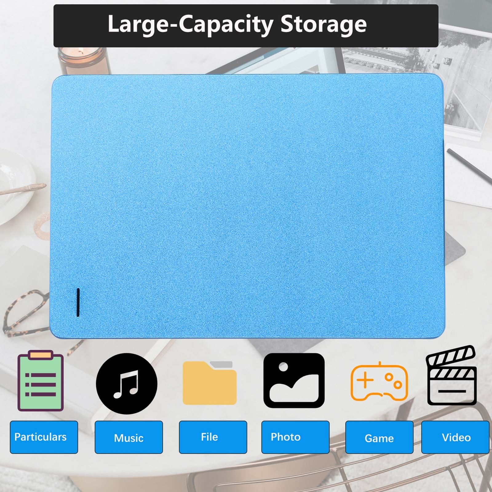 Portable Universal HDD High-Speed Transmission 1T/2T/4T External Hard Drive