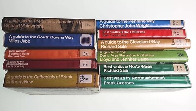 11x Constable Best Walks Guides EX-LIBRARY Lot Downs Wales Chilterns