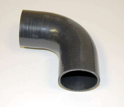 1 set 60-80mm ID 127mm Lungo 0° Nero Rosso Tubo flessibile in silicone per auto 781954683296