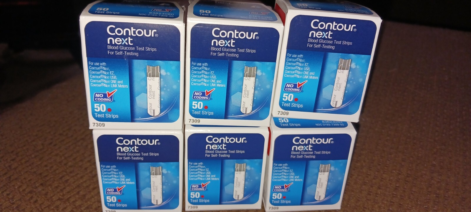 300 Contour Next Test Strips 6 Boxes of 50ct Exp. 5/31/2023 EXPIRED