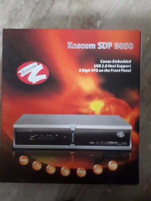 Koscom SDF 5050 Free to Air Digital Satellite Receiver silber TV Receiver 