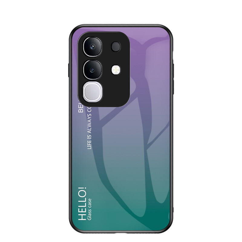 XINYEXIN Cover per Honor 400 Pro, Traslucida Custodia Antiurto Antigraffio con Supporto Anello a 360°, PC + TPU Bumper Case - Nero