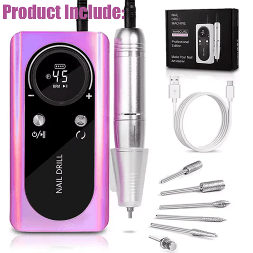 Pro 45000RPM Electric Nail Drill Machine Manicure Pedicure Set Polishing File - Picture 15 of 15