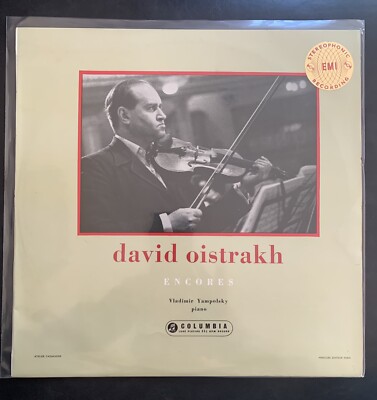 SAX 2253 David Oistrakh Encores Columbia B/S Ed.1 Ultra Rare Mint