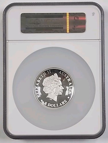 NGC PF69 Ultra Cameo 2013-P Australia $8 Koala Altorilievo 5 once .999 Argento Fine - Foto 2 di 2