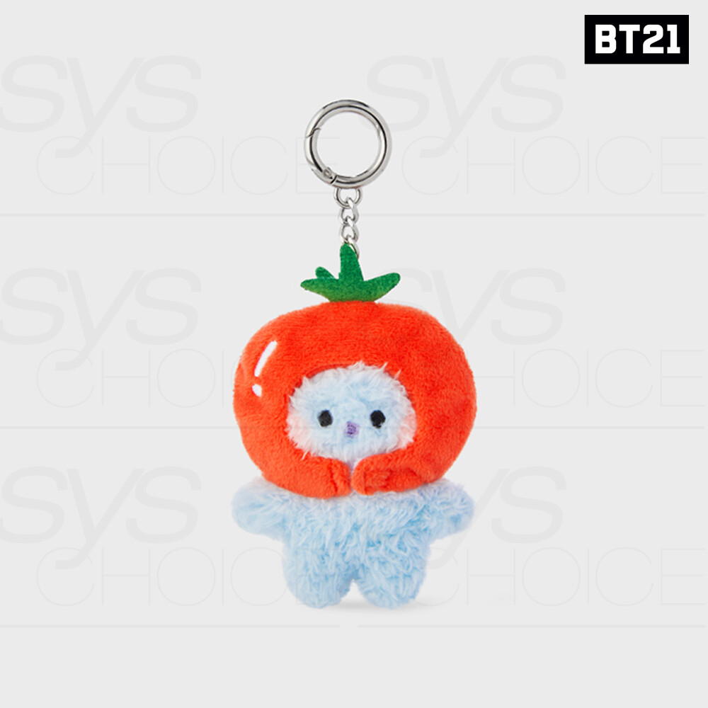 BTS BT21 Official Goods mini minini VEGGIE Plush Doll Keyring +