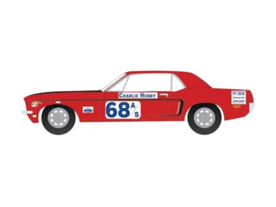 #ad #ad 1968 Ford Mustang GT Coupe Henry Race Car 1:64 Scale Model Greenlight 13360B $12.95