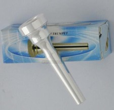 Prof. New TOP QUALITY Silver Plated Trumpet Horn 5C Mouthpiece in Box