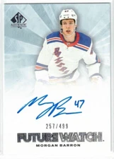 2021-22 SP AUTHENTIC MORGAN BARRON RETRO FUTURE WATCH AUTO ROOKIE /499 RFWA-MO