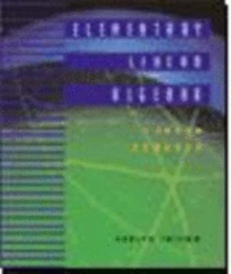 Elementary Linear Algebra by