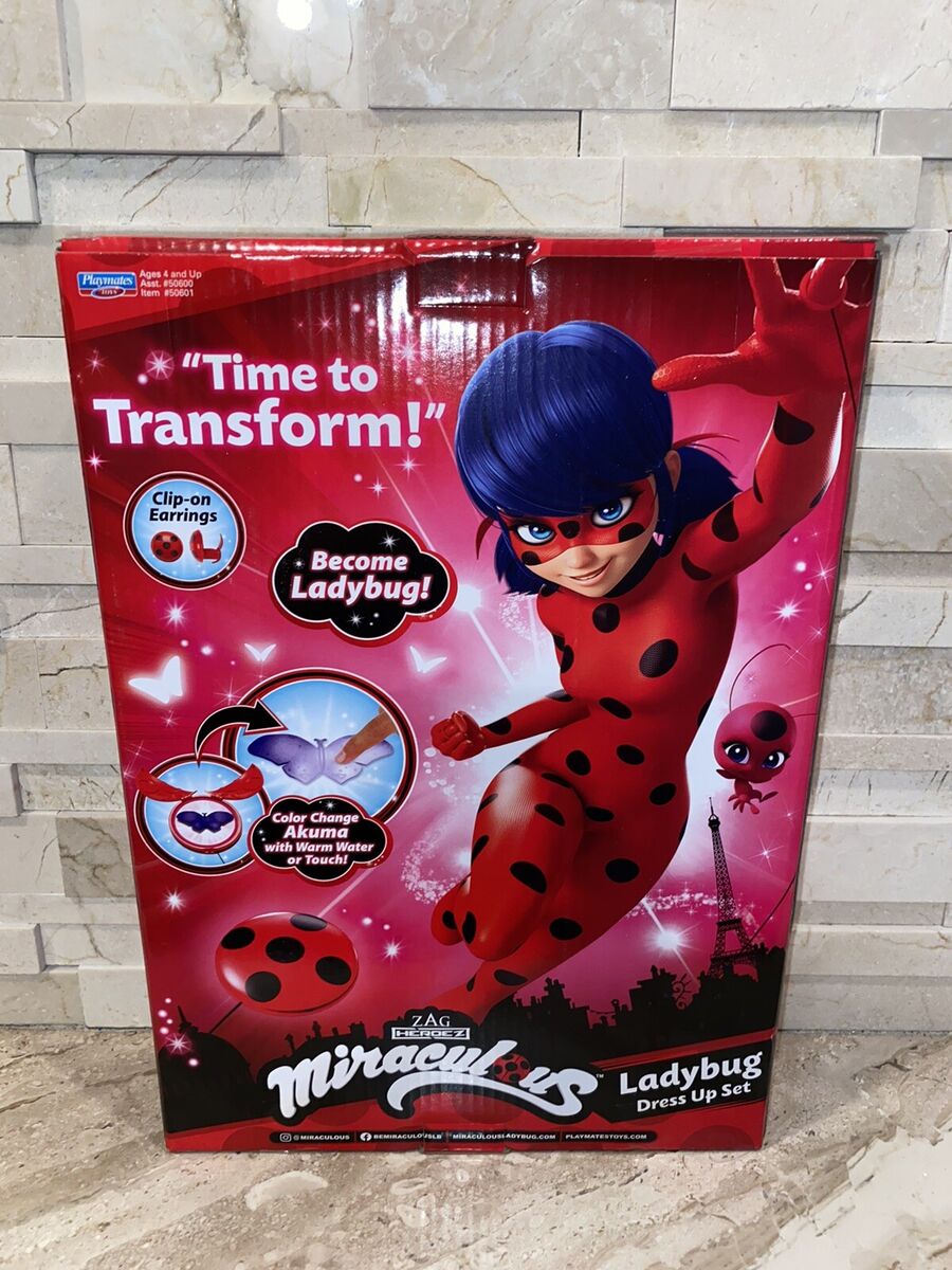 Miraculous Cat Noir Dress Up Role Play Set Playmates Ladybug