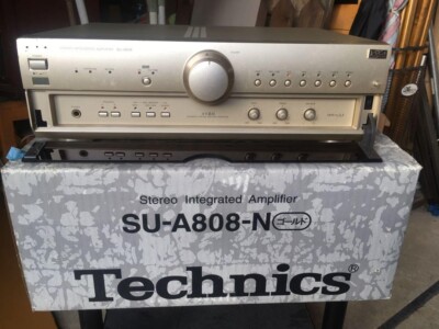 TECHNICS SU-A808 INTEGRATED AMPLIFIER w/Box Power confirmation OK
