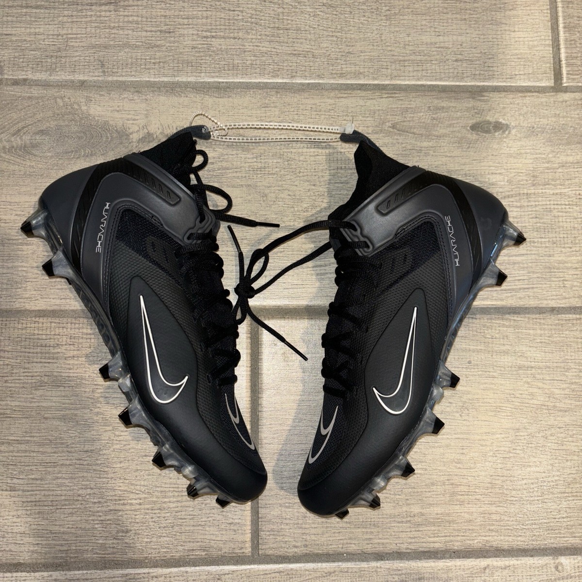 Nike Alpha Huarache 8 Elite Lacrosse Cleats Black CW4440-011  display picture 2