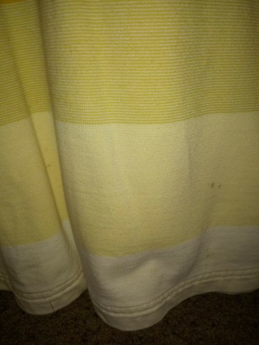 Mecca vintage 2000's polo size XL mens yellow gray white streetwear hip hop - Picture 8 of 10