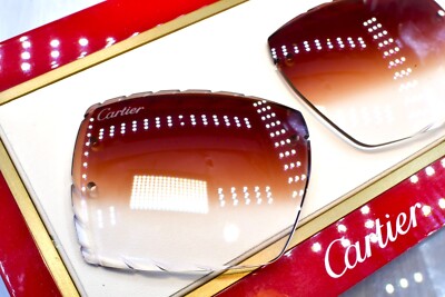 Cartier big c diamond cut lenses wood horn trivex Sunglasses ct0092o Chocolate
