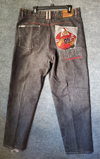 Vintage Platinum Fubu Jeans Mens JNCO Baggy Fat Albert Y2K 90s Size 38 L34