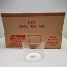 NOS - (1) Coleman 5107 Tapered Lantern Globe Red Logo USA Made - For 5152 ALSO