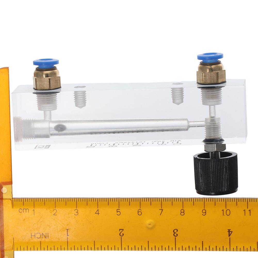 Misuratore Flusso Ossigeno 0-5 LPM - In Acrilico, Con Valvola Regolazione - Per Bar Ossigeno E Uso Industriale - Foto 11