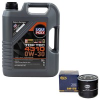 MotoröL Set 0W-30 5 Liter + ÖLfilter SM 158 FüR Honda CR-V IV IX Civic 120 160PS