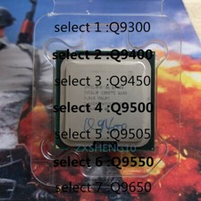 Processore CPU Intel Core 2 Quad Q9300 Q9400 Q9450 Q9500 Q9505 Q9550 Q9650 4 core