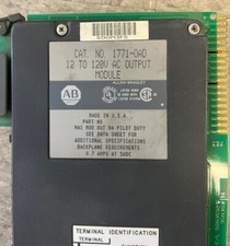 ALLEN-BRADLEY 1771-0AD 12 TO 120V AC OUTPUT MODULE