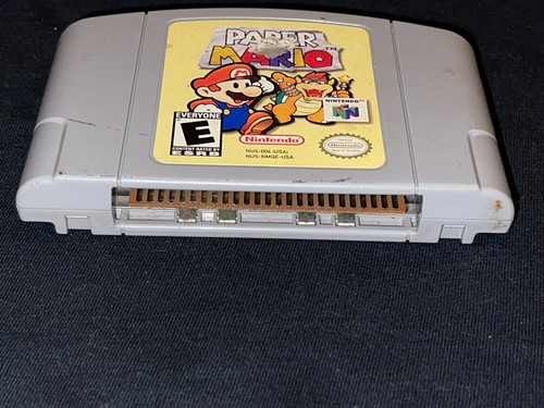 Paper Mario (Nintendo 64, 2001) Limpio/Probado/Auténtico N64 - 512 - Imagen 3 de 4
