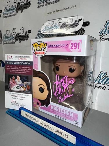LACEY CHABERT GRETCHEN MEAN GIRLS 291 SIGNED AUTOGRAPHED FUNKO POP-JSA COA