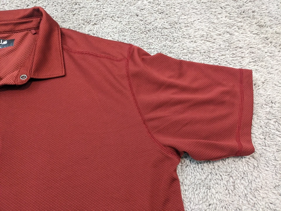 Polo Bolle Para Hombre XL Rojo Manga Corta Informal Golf Foto 2 de 4