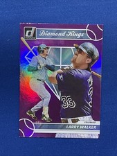 Larry Walker Diamond Kings Purple Holo 2023 Panini Donruss Baseball #29