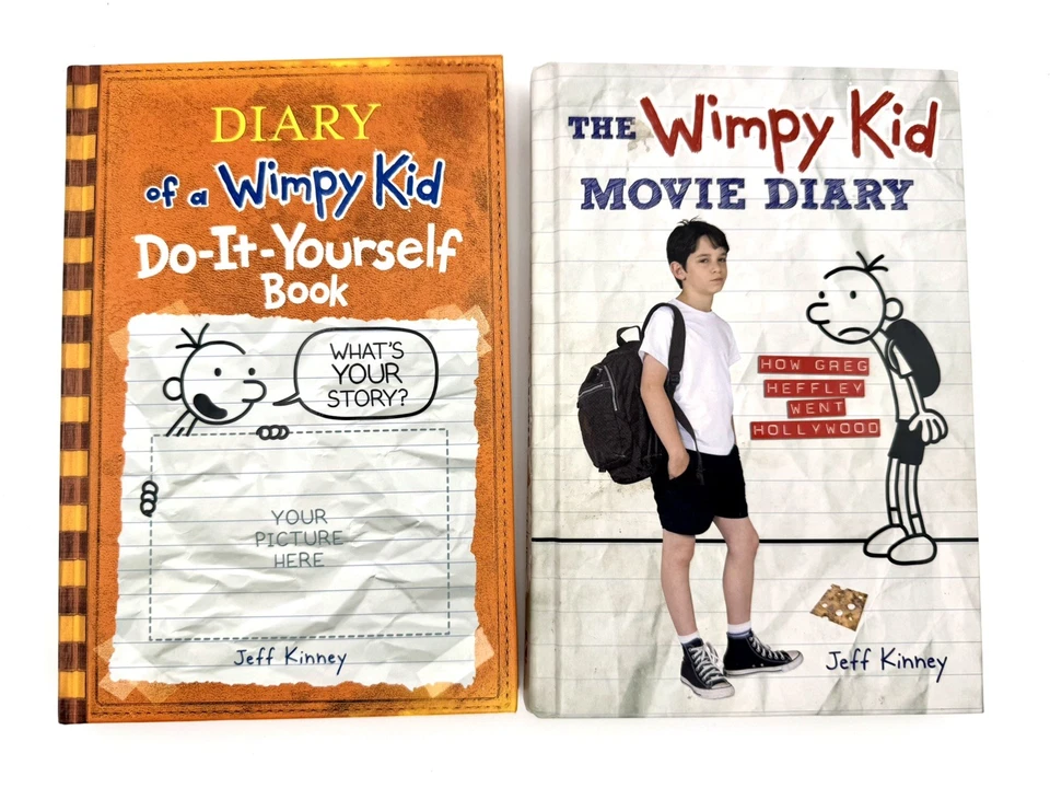 Lot Of 18 Diary of a Wimpy Kid Books by Jeff Kinney, Most Hardcover, FREE SHIP Foto 3 de 4