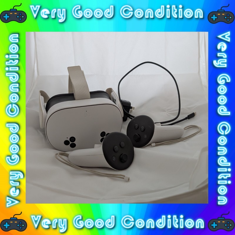 Meta Quest 3S Standalone VR Headset with Touch Controllers - Excellent Condition
