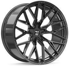 Wheels 18" Wolfrace 71 Wolfsburg GTR Black Black For Genesis GV70 JK1 20-22