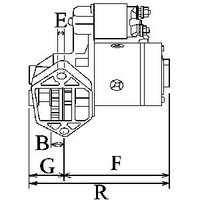 HC-Cargo F 032 116 862 Starter FüR BMW