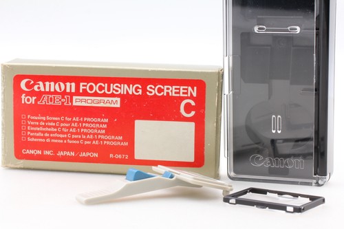 [ MINT in BOX ] Canon focusing screen Type C for AE-1 program  From JAPAN