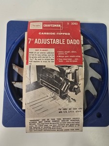 Vintage CRAFTSMAN - 7" Adjustable Dado Blade 16 Tooth Model #9-3263