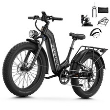 1800W Electric Bike 26" Fat Tire Ebike 48V 17.5Ah Mountain Bicycle Adult 36MPH