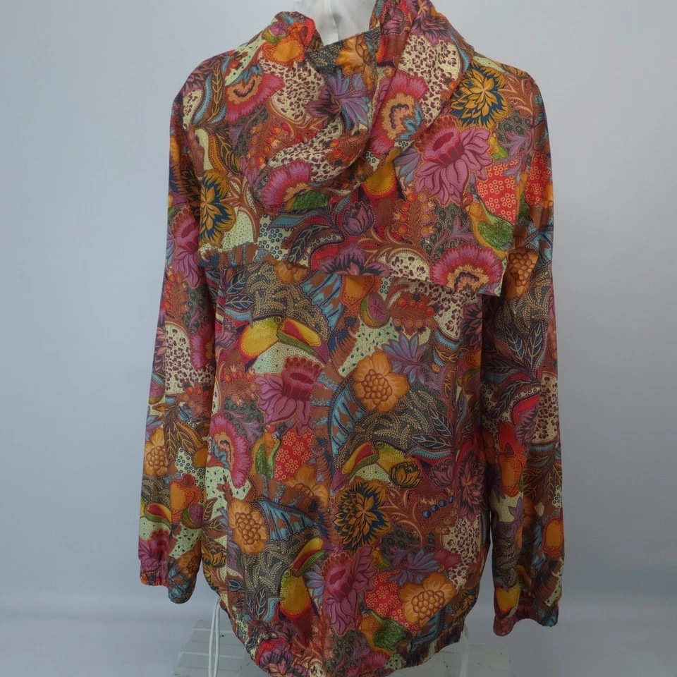 Adidas Originals Farm Rio Fugiprabali Print Windbreaker Hoodie Size Small Vented - Image 3 of 4