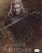Henry Cavill Witcher Autographed Signed 8x10 Photo ACOA