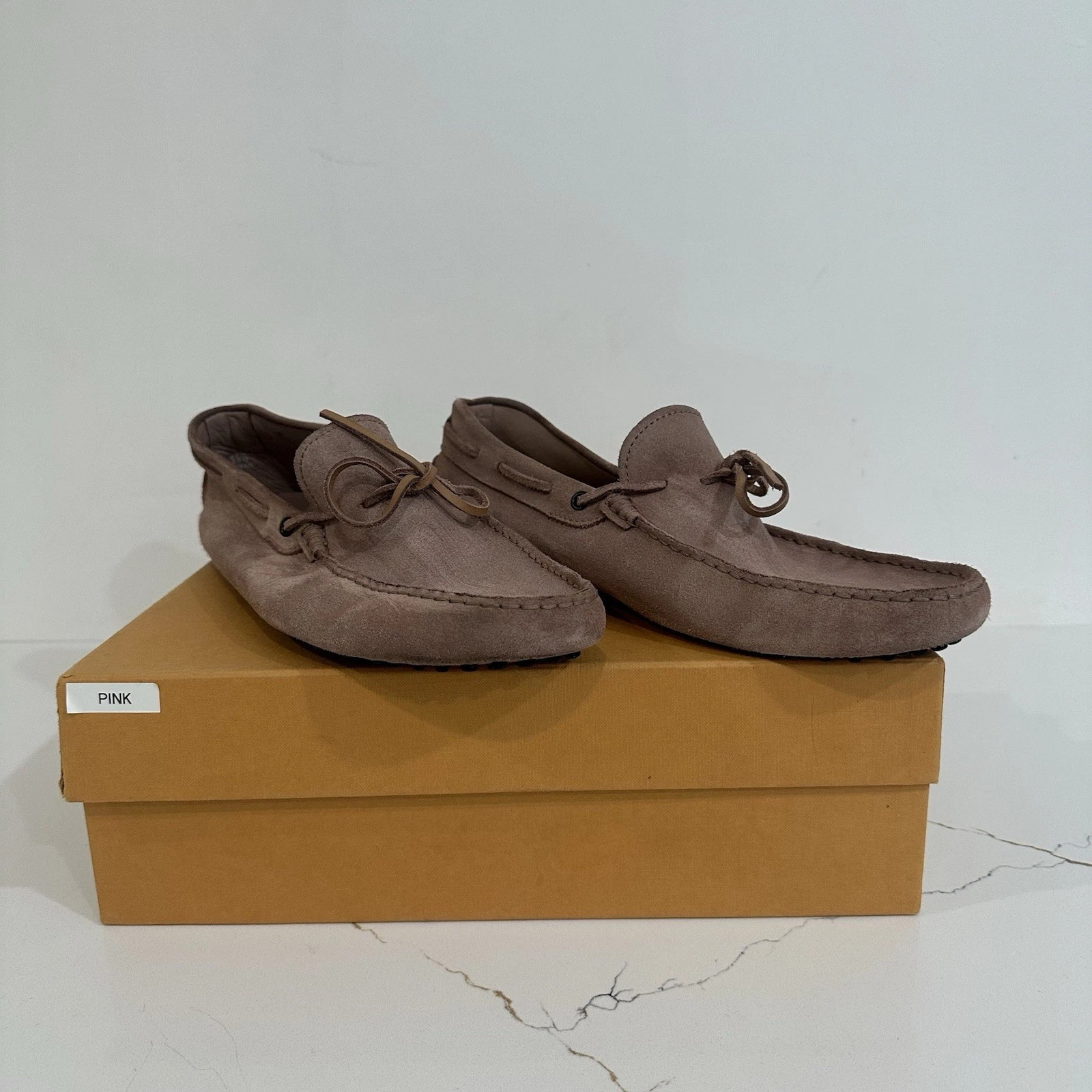 TOD’S Mocassini Tod's rosa scamosciati taglia US 12