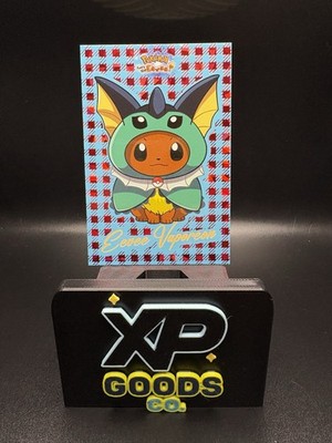 Eevee Vaporeon Poncho Red Cracked Ice Box Hit Pokemon